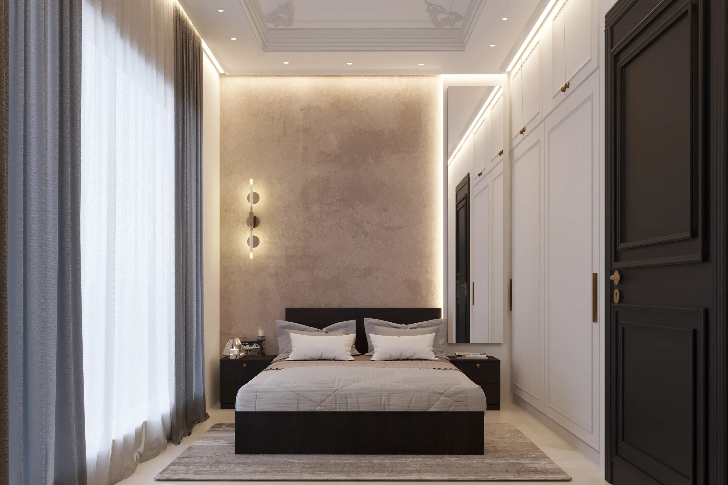 Luxury Master Bedroom Interior Design in Bangalore