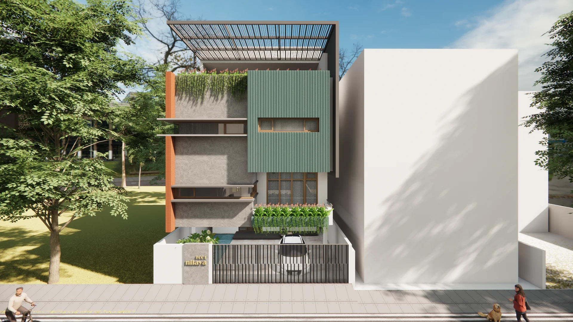 The Brick Frame: Architecture & Interior Design in Kudlu Gate, Bangalore