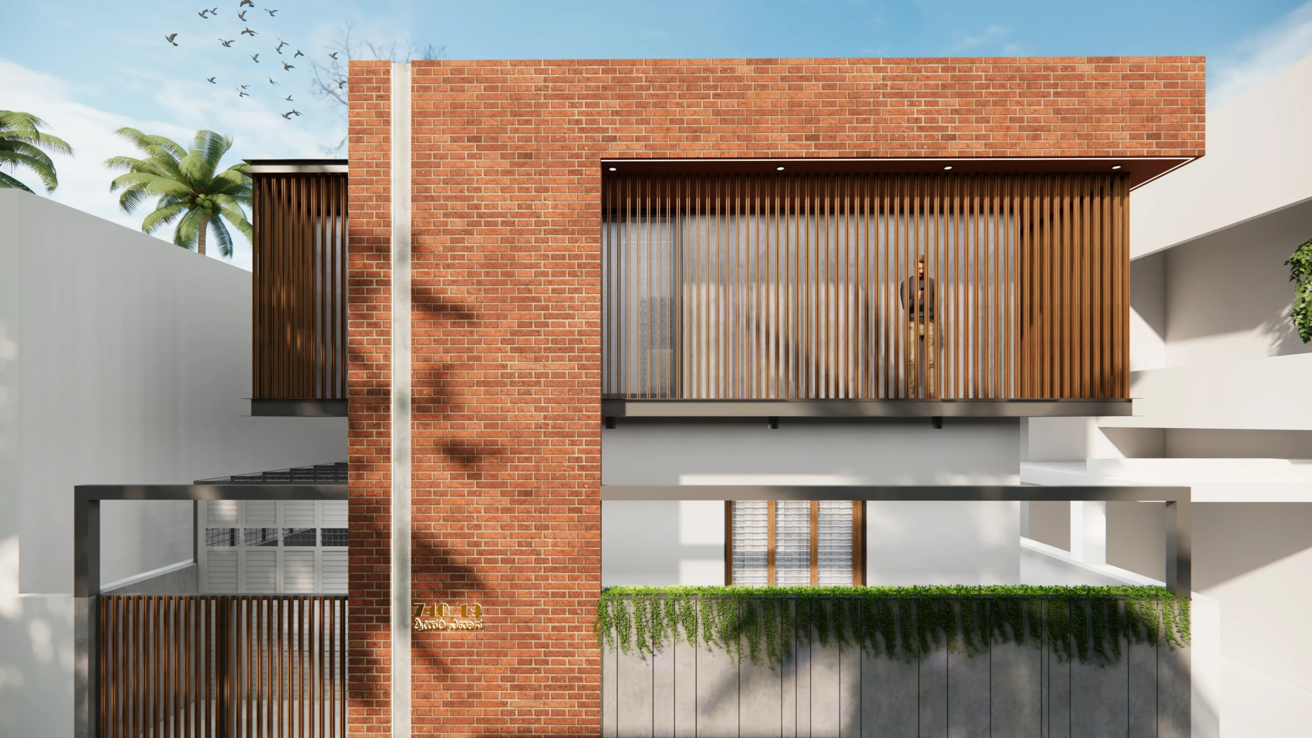 Earthen Frame house renovation design in Bangalore