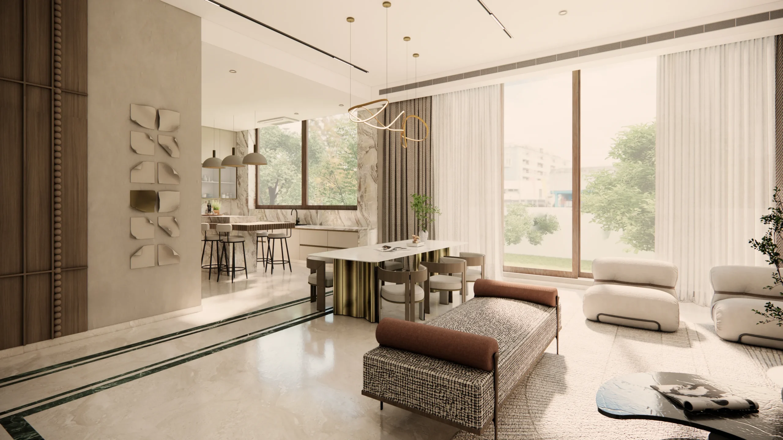 Regal Poise: Villa Interior Design in Sarjapur, Bangalore
